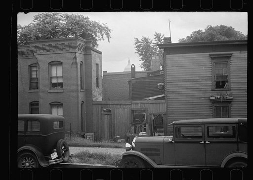 Untitled photo, possibly related to: A once proud section, Washington, D.C. These houses now are overcrowded with a Negro population and greatly in need of more sanitary methods
