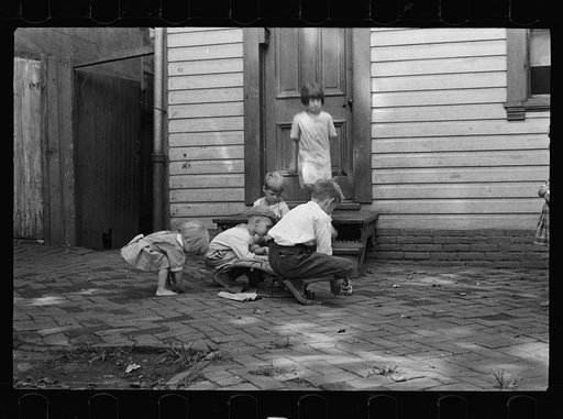 Untitled photo, possibly related to: White children playing in Georgetown, Washington, D.C.