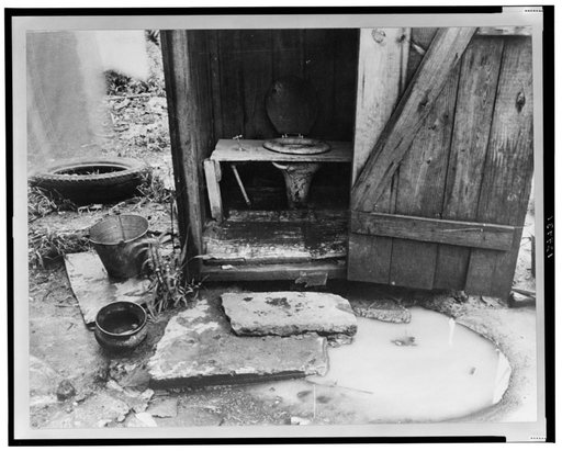 Typical privy in slum section of Washington, D.C.
