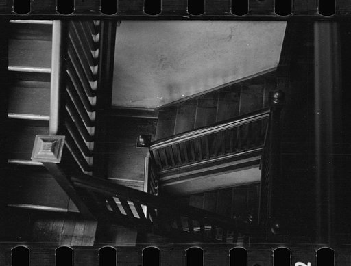 Untitled photo, possibly related to: Stairway in rooming house, Washington, D.C.