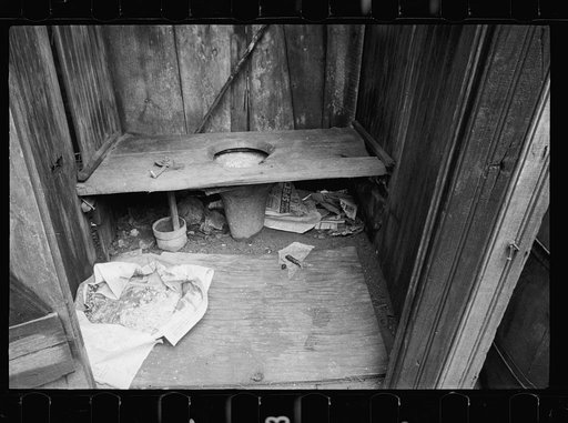 Washington, D.C. Slum privy