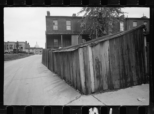 Slum section near the Capitol, Washington, D.C.