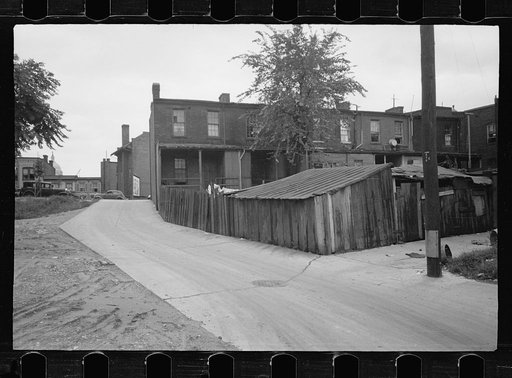 Untitled photo, possibly related to: Slum section near the Capitol, Washington, D.C.