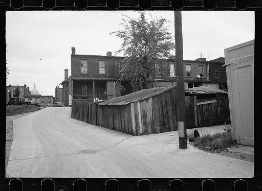 Untitled photo, possibly related to: Slum section near the Capitol, Washington, D.C.