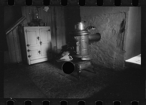 Untitled photo, possibly related to: Typical bedroom in Negro slum, Washington, D.C. A bed, one chair, and a possible bit of furniture for a bureau is usually the most such a bedroom can boast. Filth and vermin are as characteristic of this type of dwelling as the falling plaster shown here