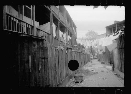 Untitled photo, possibly related to: Alley inhabited by Negroes, Washington, D.C. Section near the House office building