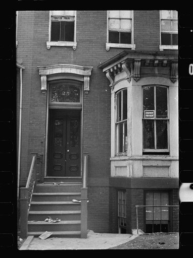 Untitled photo, possibly related to: Houses close to Capitol, Washington, D.C. Washington has many such houses but few government workers would care to live in them