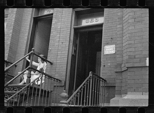 Untitled photo, possibly related to: Typical rooming house, Washington, D.C.