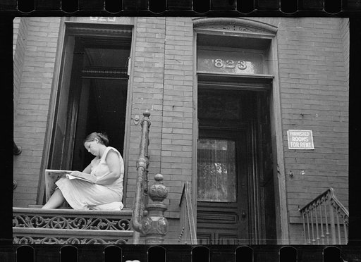 Untitled photo, possibly related to: Typical rooming house, Washington, D.C.