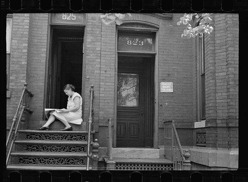 Untitled photo, possibly related to: Typical rooming house, Washington, D.C.