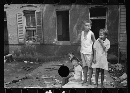 Front yard and playground, Washington, D.C.