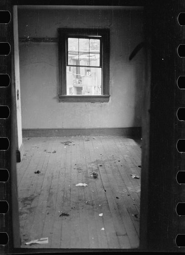 Untitled photo, possibly related to: Slum front yard playground, Washington, D.C. Such is the front yard available to these two youngsters to play in