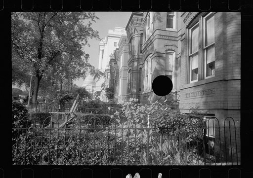 Untitled photo, possibly related to: Houses close to Capitol, Washington, D.C. Washington has many such houses but few government workers would care to live in them