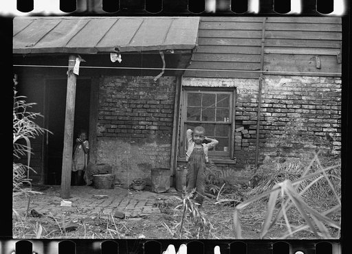 Backyard of colored home near Capitol, Washington, D.C.