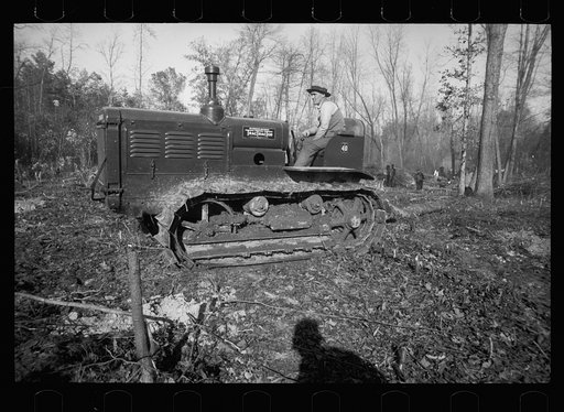 Untitled photo, possibly related to: Land clearing. Prince George's County, Maryland
