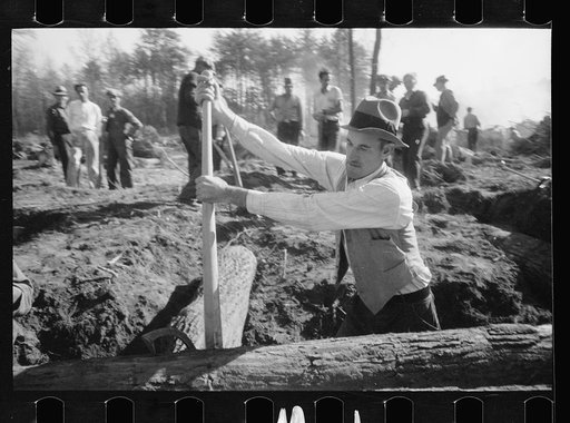 Untitled photo, possibly related to: Bridge building, Prince George's County, Maryland