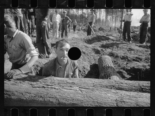 Untitled photo, possibly related to: Bridge building, Prince George's County, Maryland