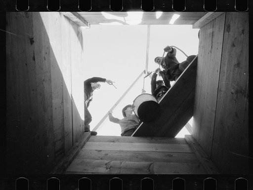 Untitled photo, possibly related to: Dam construction, Prince George's County, Maryland