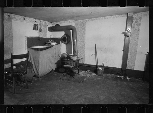 Tenement kitchen shambles, Hamilton Co., Ohio