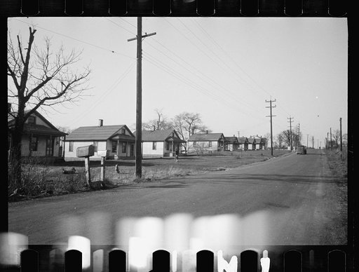 Untitled photo, possibly related to: Typical half-built house at Steel Subdivision, Hamilton County, Ohio
