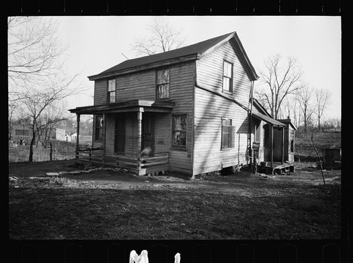 Untitled photo, possibly related to: Cheap partly-constructed houses lacking water and sewage, Lockland, Ohio
