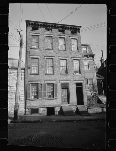 Tenement. Hamilton County, Ohio. Mt. Adams Section, Ellen Street; SR-OH-1 community housing