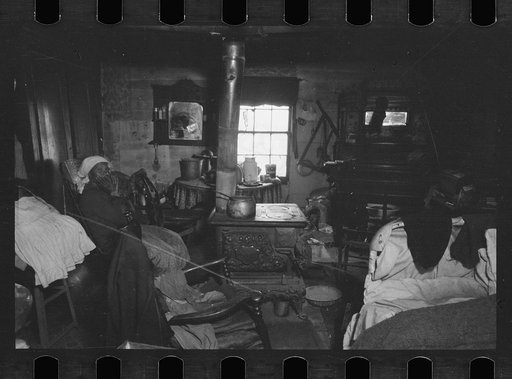 Negro dwelling interior, Hamilton Co., Ohio