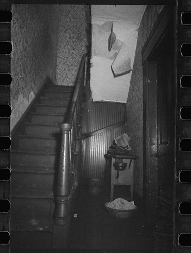 Hallway in house, Hamilton County, Ohio