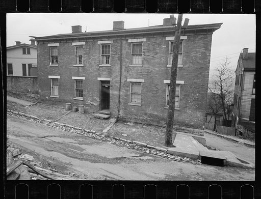 Characteristic old brick house, Hamilton County, Ohio
