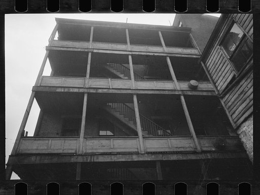 Untitled photo, possibly related to: Typical wood frame house, Hamilton County, Ohio