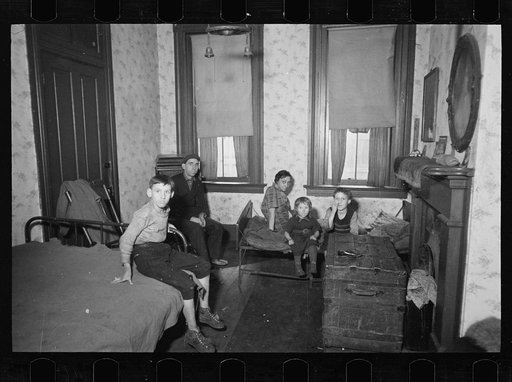 Bedroom of relief family, Hamilton Co., Ohio