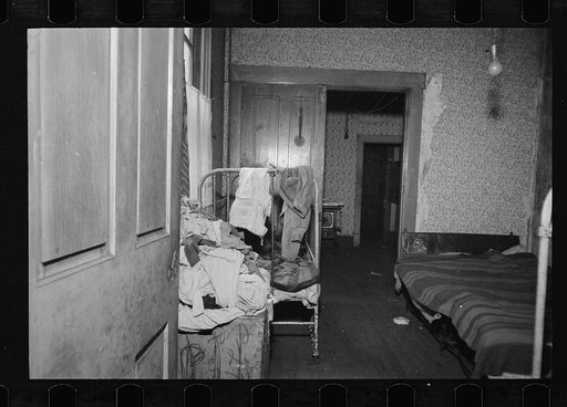 Bedroom of white family, Hamilton Co., Ohio
