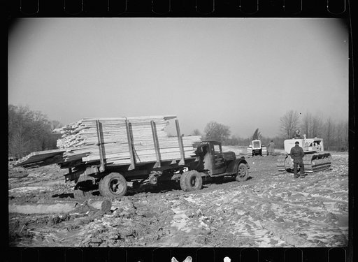 Hard going in winter months, Berwyn, Maryland