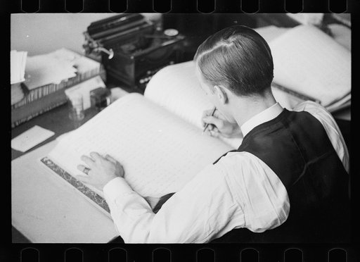 Untitled photo, possibly related to: Public tax worker, Washington, D.C.