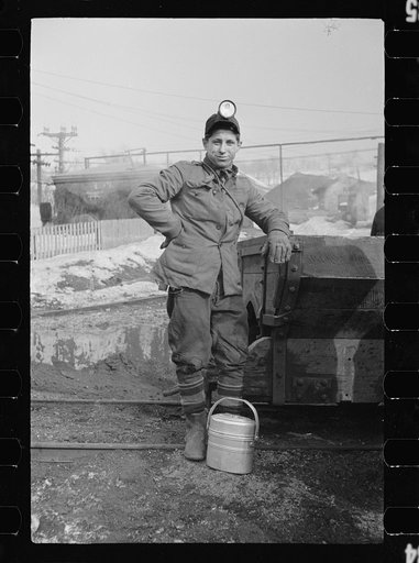 Miner at American Radiator Mine, Mount Pleasant, Westmoreland County, Pennsylvania