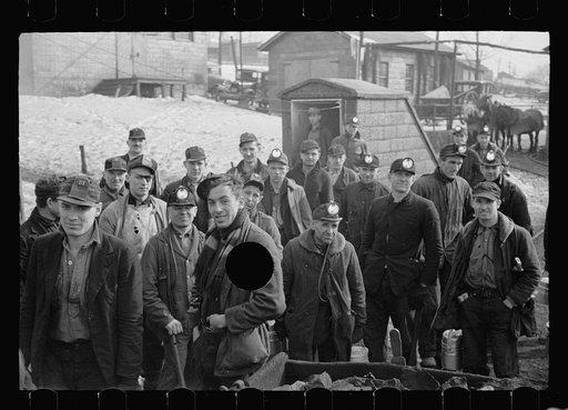 Untitled photo, possibly related to: Miners at American Radiator Mine, Mount Pleasant, Westmoreland County, Pennsylvania
