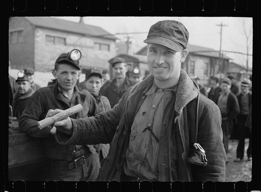 Untitled photo, possibly related to: Miners at American Radiator Mine, Mount Pleasant, Westmoreland County, Pennsylvania