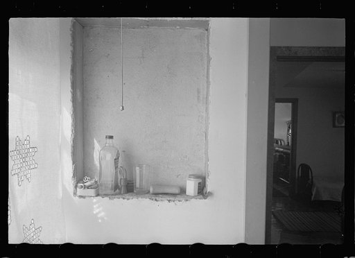 Untitled photo, possibly related to: Westmoreland Homesteads, Mount Pleasant, Westmoreland County, Pennsylvania. Bedroom