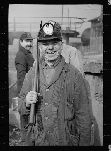 Miner at American Radiator Mine, Mount Pleasant, Westmoreland County, Pennsylvania