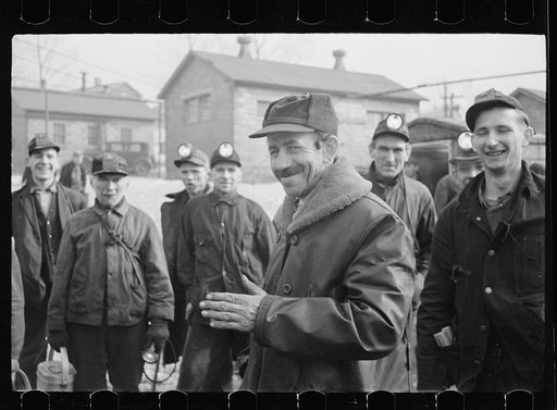 Miners at the American Radiator Mine, Mount Pleasant, Westmoreland County, Pennsylvania