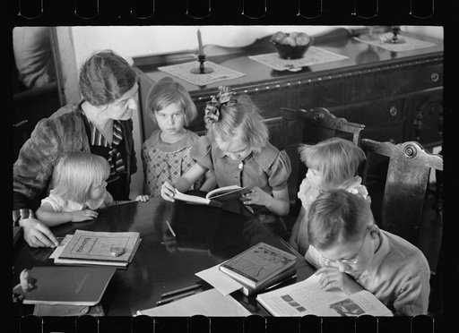 Westmoreland Homesteads, Mount Pleasant, Westmoreland County, Pennsylvania. Home schooling