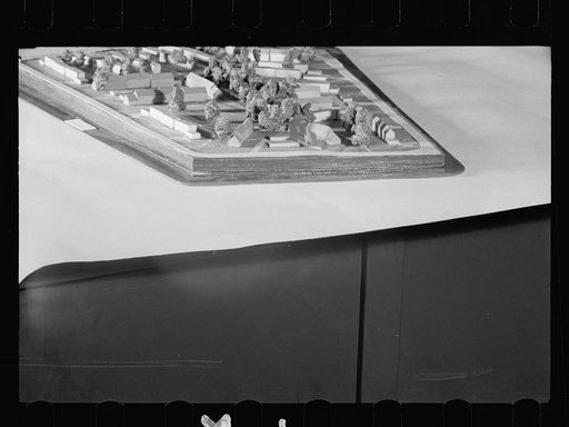 Untitled photo, possibly related to: Model of Berwyn, Maryland, project