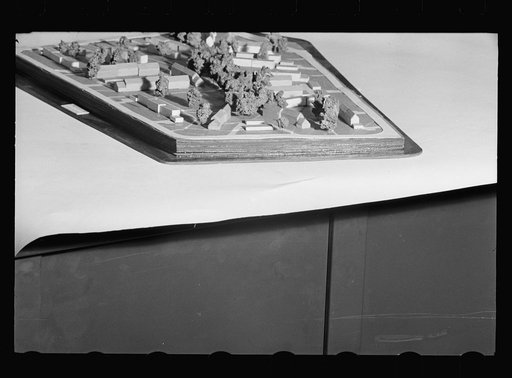 Untitled photo, possibly related to: Model of Berwyn, Maryland, project