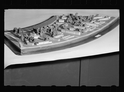 Untitled photo, possibly related to: Model of Berwyn, Maryland, project