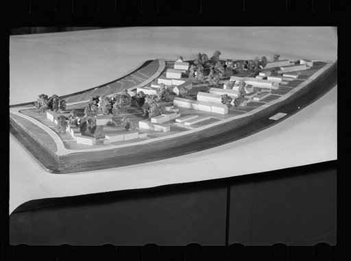 Untitled photo, possibly related to: Model of Berwyn, Maryland, project
