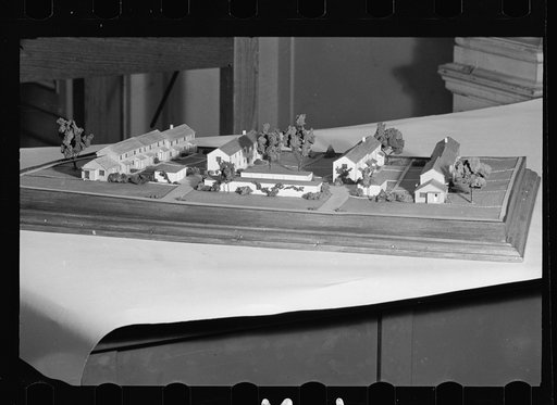 Untitled photo, possibly related to: Model of Berwyn, Maryland, project