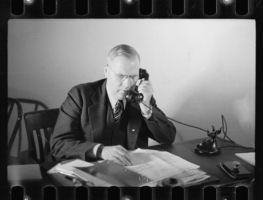 H.B. Bursley, Washington, D.C., Chief of Engineering Section of Berwyn project, Suburban Resettlement Division