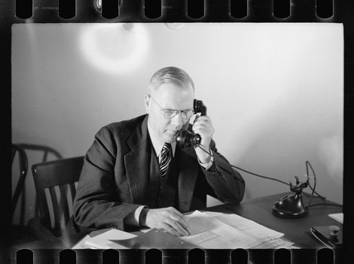 Untitled photo, possibly related to: H.B. Bursley, Washington, D.C., Chief of Engineering Section of Berwyn project, Suburban Resettlement Division