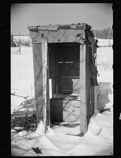 Privy off Amwell Road, West New Brunwick Township, New Jersey