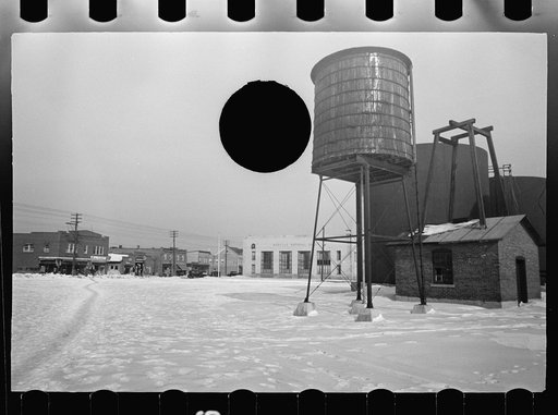 Untitled photo, possibly related to: Garage home and inhabitant, Manville, New Jersey